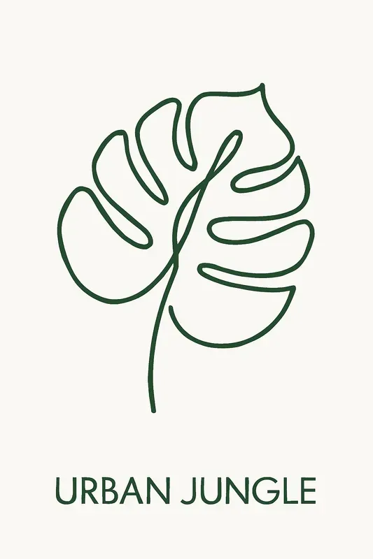 One Line Poster Art
