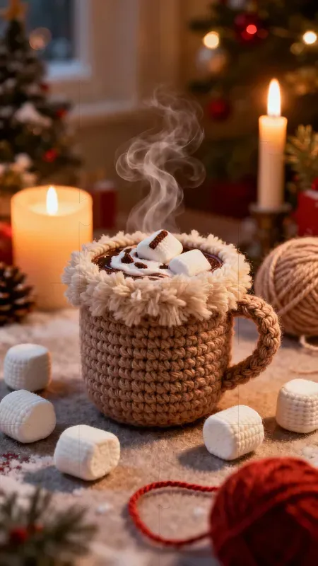 Knitted Christmas Villages