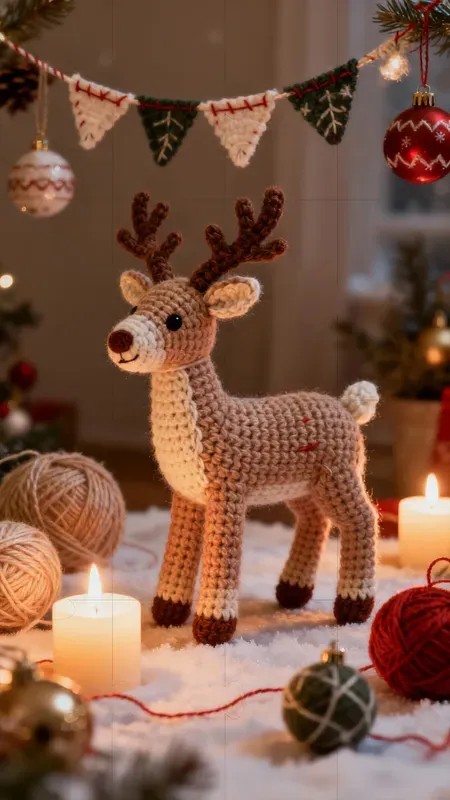 Knitted Christmas Villages