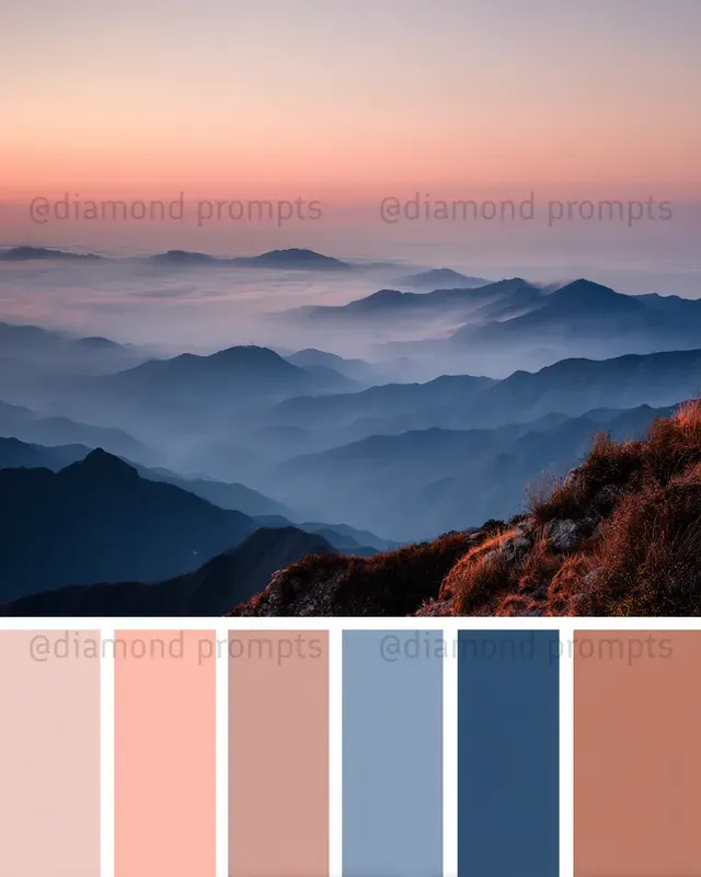 Natural Calm Photo Color Swatches
