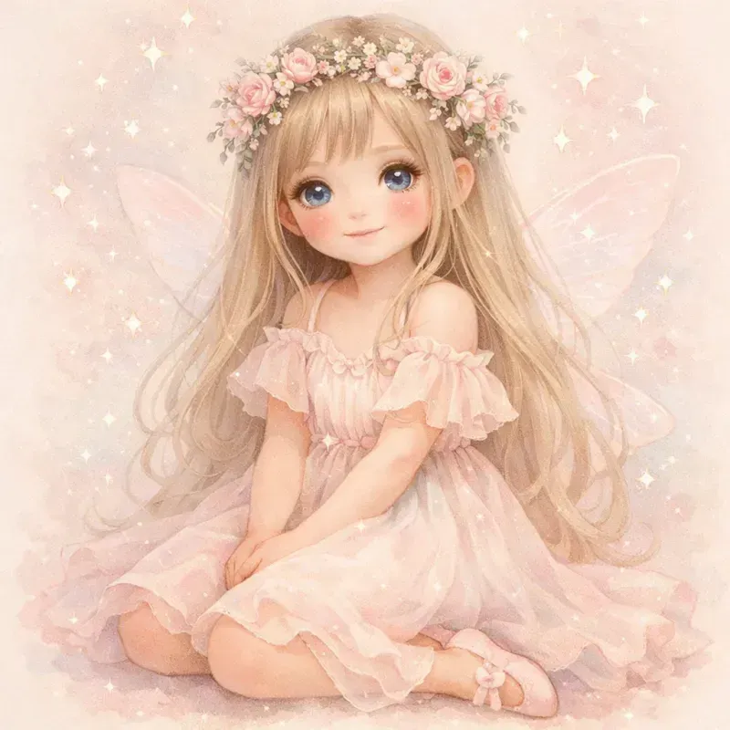 Whimsical Pastel Kids Characters