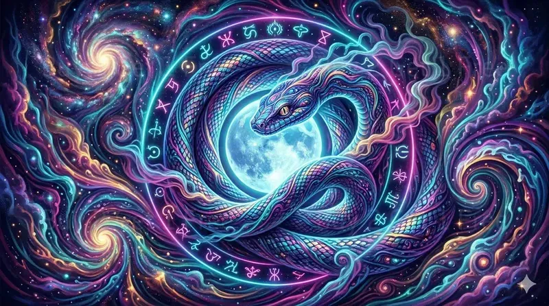 Hypnotic Surreal Color Vortex Art