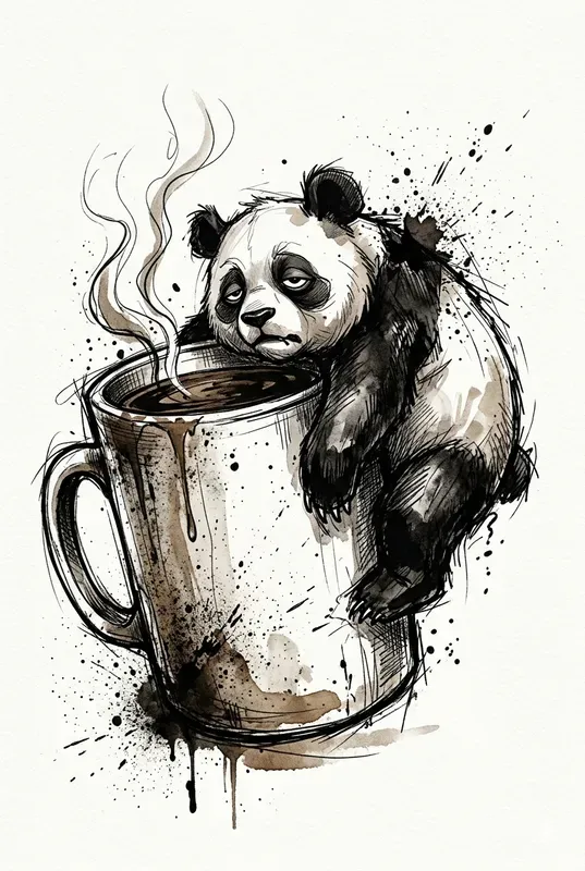 Lazy Animal Streetwear Ink Graphics