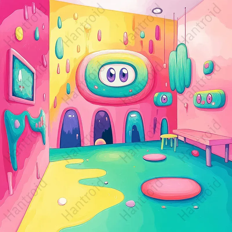 Surrealist Time Distortion Art