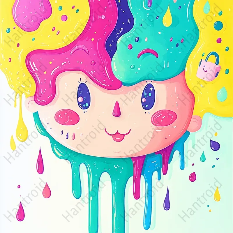 Surrealist Time Distortion Art