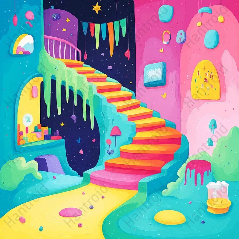 Surrealist Time Distortion Art