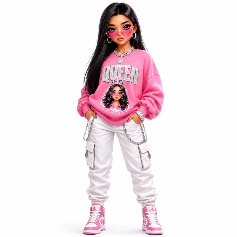 Cute Fashion Doll Tshirt Creators