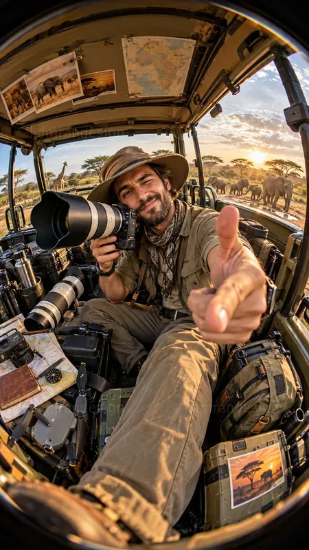 Ultrawide Fisheye Portraits