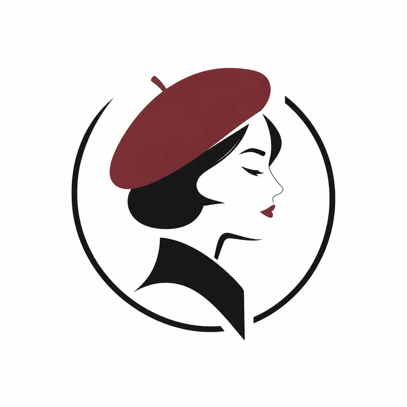 French Minimalist Logos