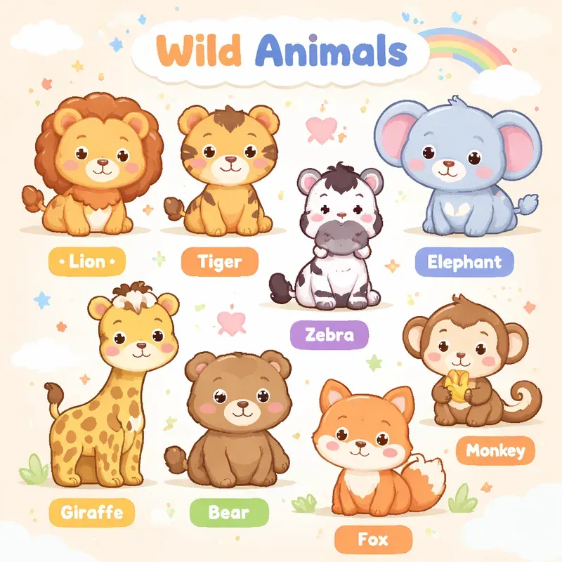 Kids Learning Poster Sets