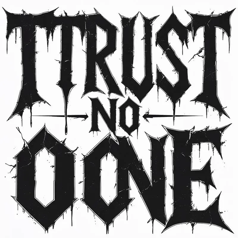 Gothic Tshirt Typography