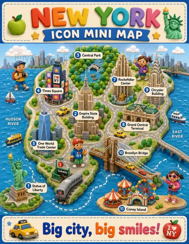 Kids Travel Map Posters