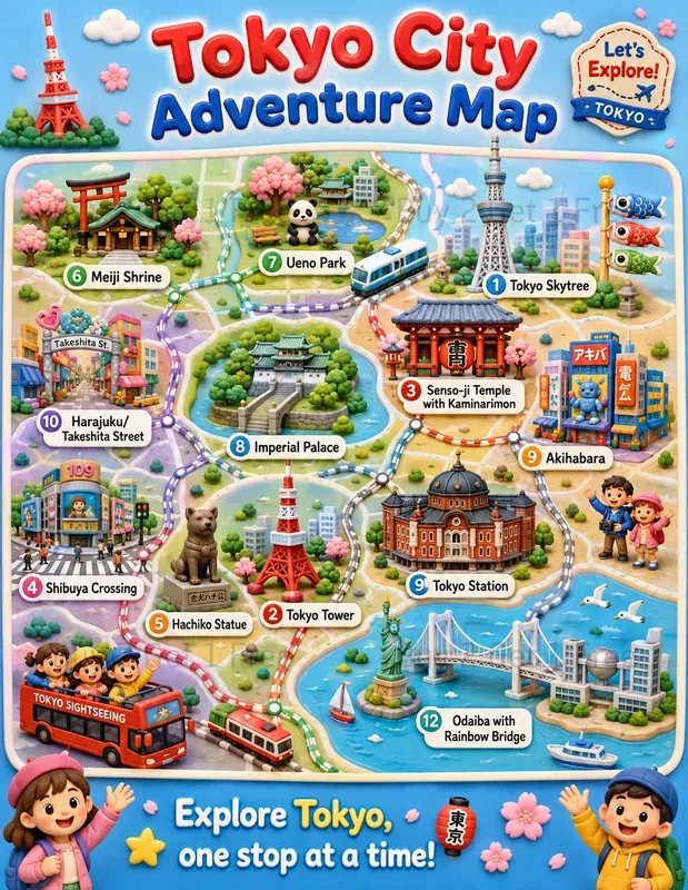 Kids Travel Map Posters