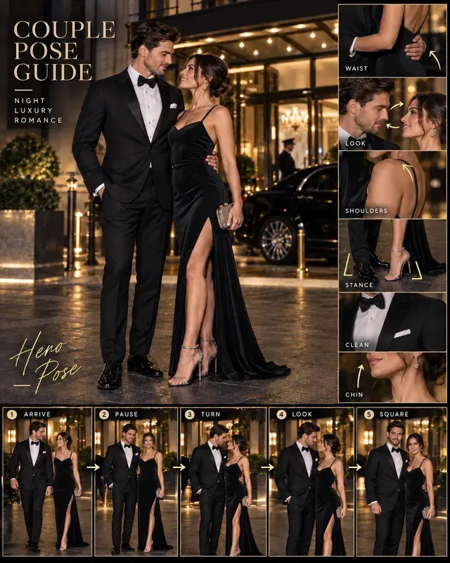 Couple Posing Guides Photographer Cues
