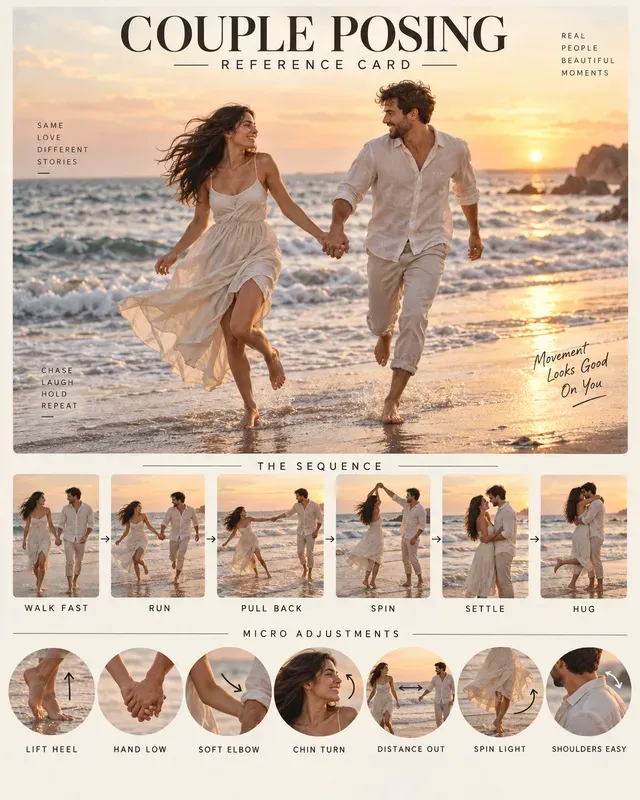 Couple Posing Guides Photographer Cues