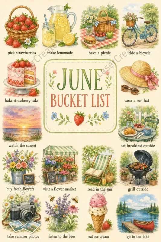 Seasonal Bucket List Poster Creators