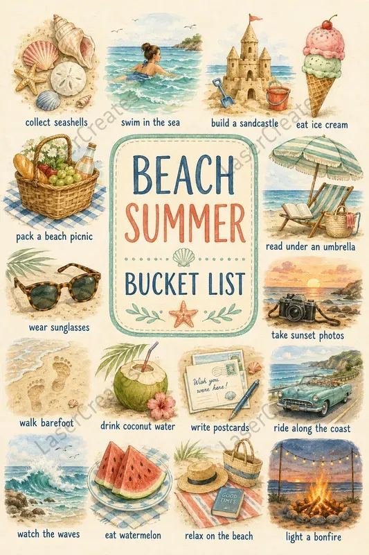 Seasonal Bucket List Poster Creators