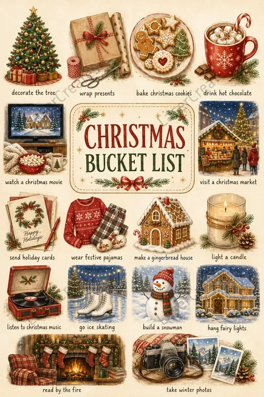 Seasonal Bucket List Poster Creators
