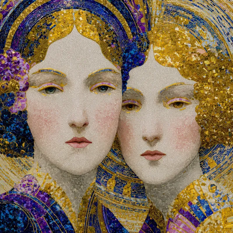Baroque Gold Portrait Series