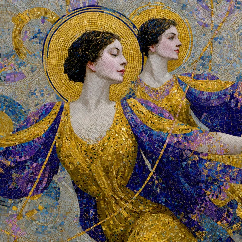 Baroque Gold Portrait Series