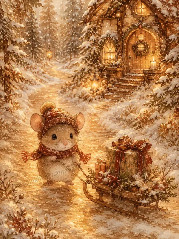Warm Cozy Christmas Animal Junk Journals
