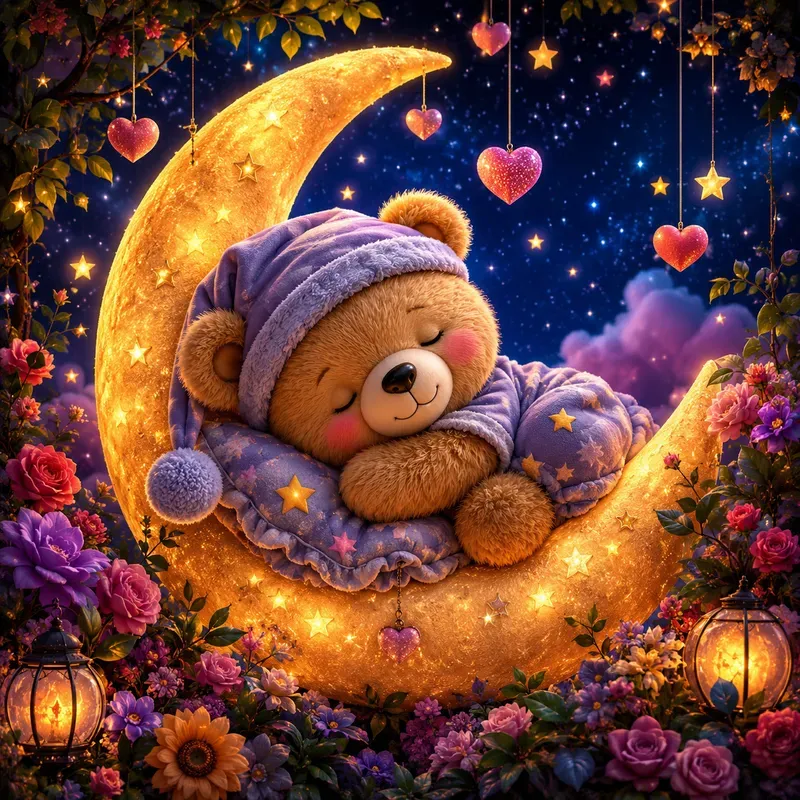Dreamy Moonlit Plush Characters
