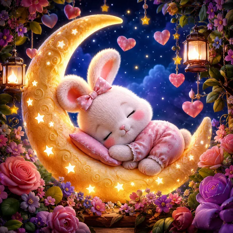 Dreamy Moonlit Plush Characters