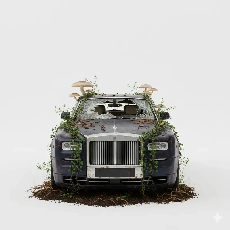 Abandoned Cars Reclaimed By Nature