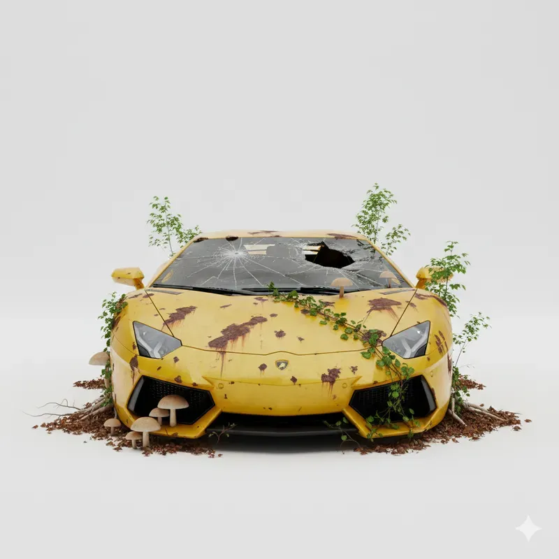Abandoned Cars Reclaimed By Nature