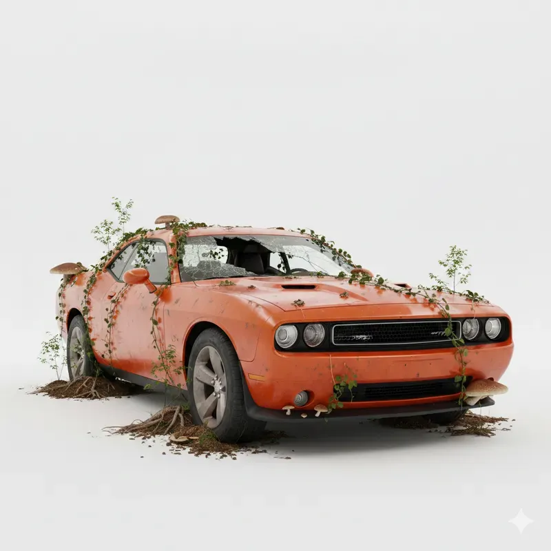 Abandoned Cars Reclaimed By Nature