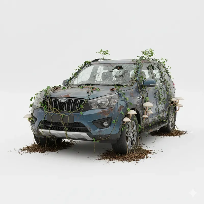 Abandoned Cars Reclaimed By Nature
