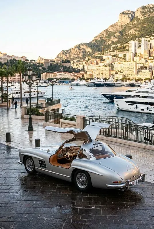 Luxury Retro Automotive Art
