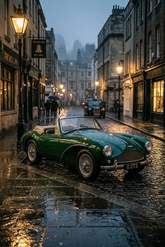 Luxury Retro Automotive Art