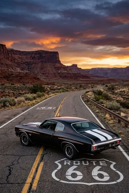 Luxury Retro Automotive Art