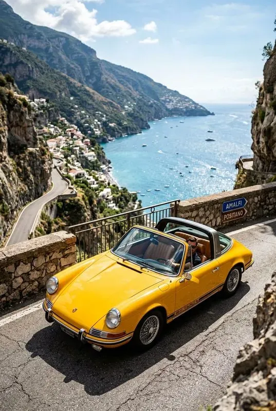 Luxury Retro Automotive Art