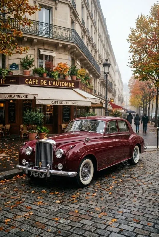 Luxury Retro Automotive Art