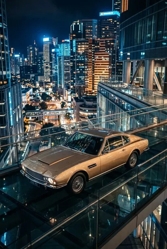 Luxury Retro Automotive Art