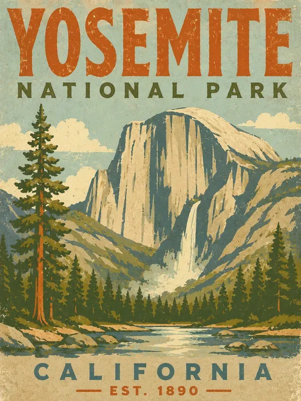 Retro National Park Tshirt Designers