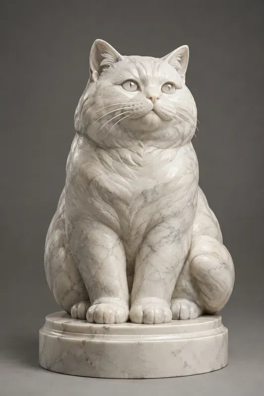 Marble 3D Character Sculptures