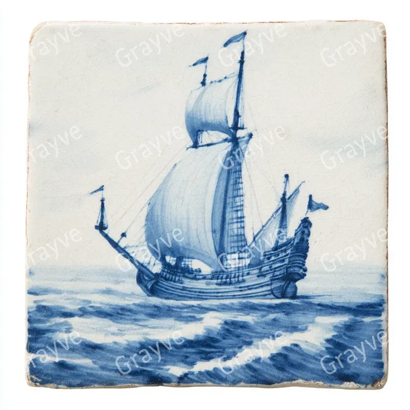 Handpainted Ceramic Tile Art