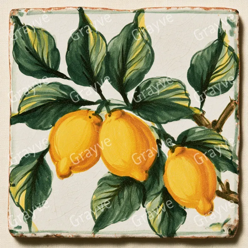Handpainted Ceramic Tile Art