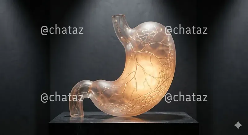 Luminous Glass Human Anatomy Sculptures