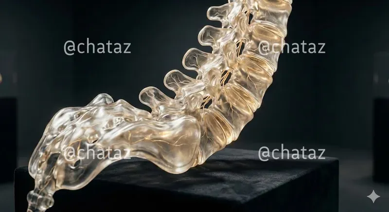 Luminous Glass Human Anatomy Sculptures