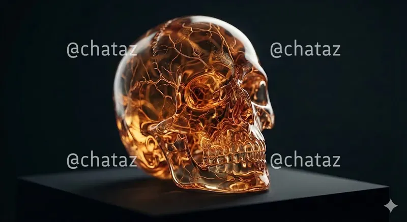 Luminous Glass Human Anatomy Sculptures