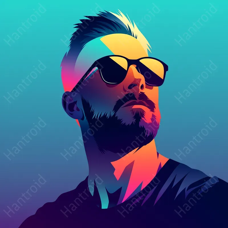 Vibrant People Art For Social Buzz