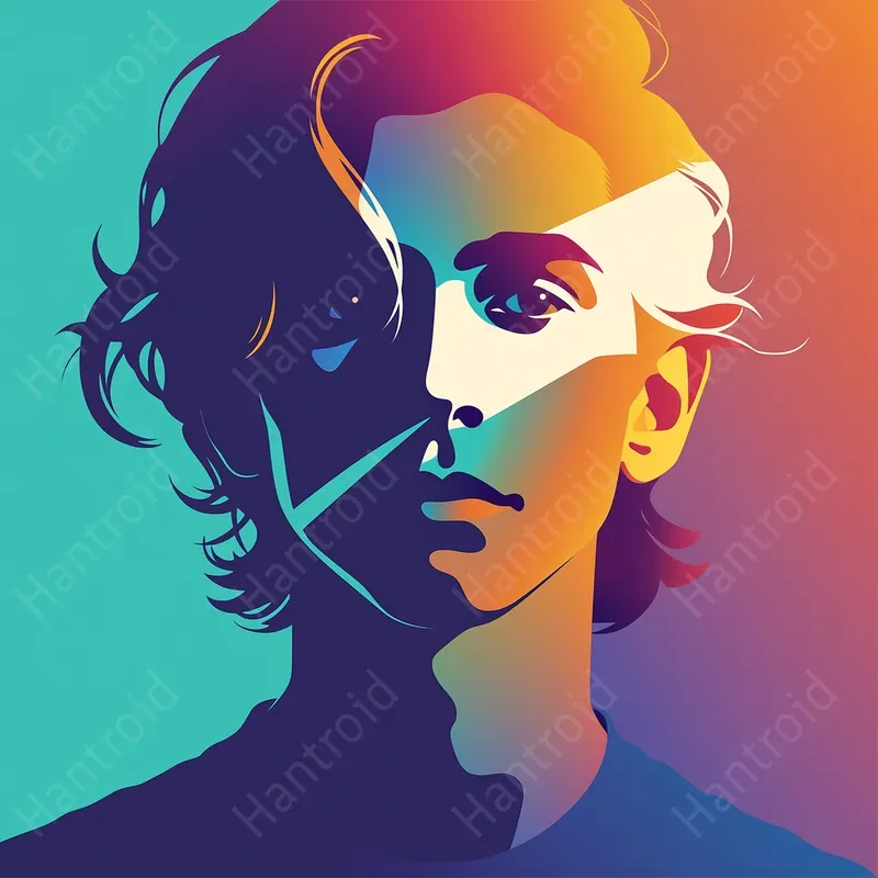 Vibrant People Art For Social Buzz