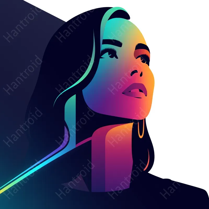Vibrant People Art For Social Buzz