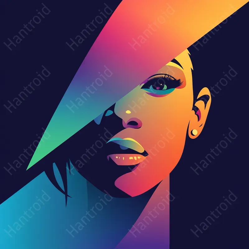 Vibrant People Art For Social Buzz