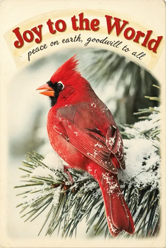 Vintage Christmas Postcard Cards