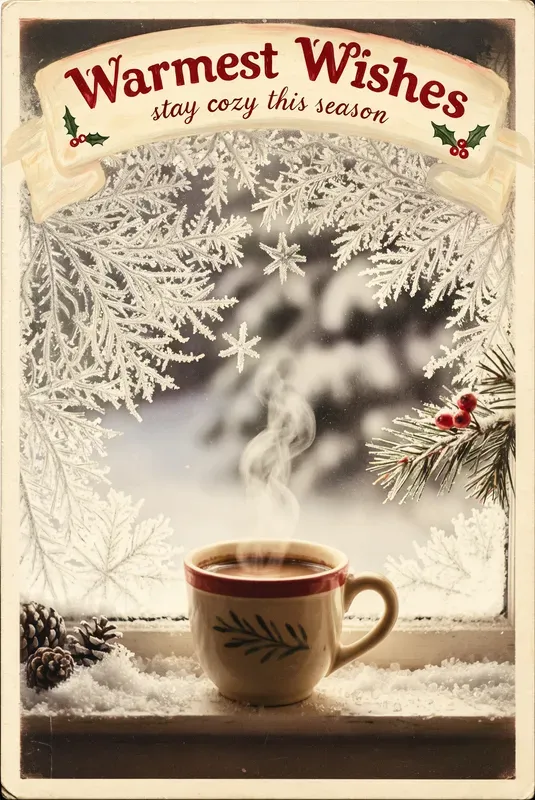 Vintage Christmas Postcard Cards